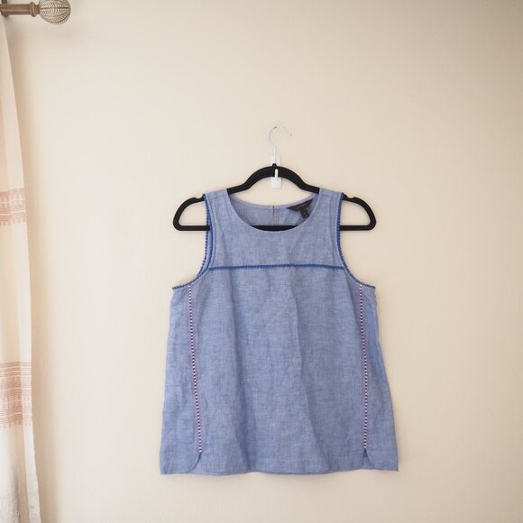 !! NWT Billabong Searching For Sun Blue White Stripe Tank Top sz L - Picture 9 of 9